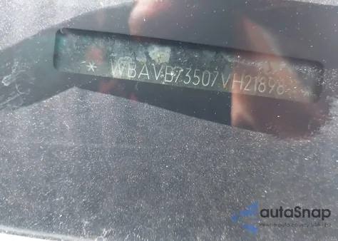 2007 BMW 335I from USA, damaged, VIN WBAVB73507VH21898